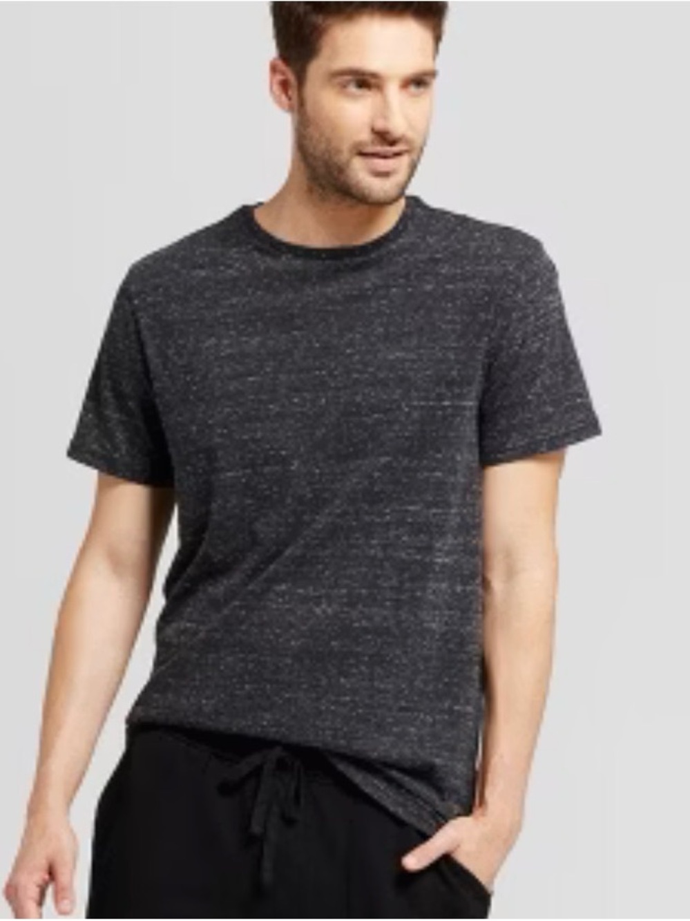 Goodfellow & Co Charcoal Heather Short Sleeve Crewneck Tee